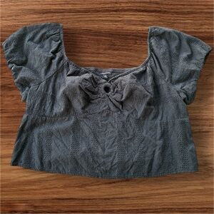 Torrid Smocked Eyelet Crop Top – Size 3 (3X)